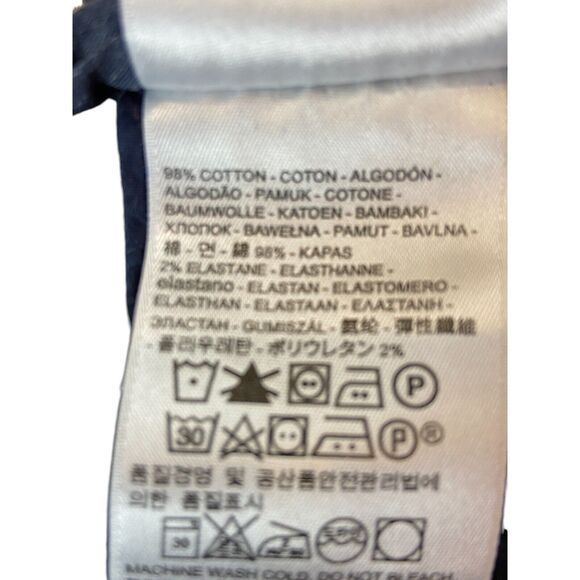 Dockers Flex Mens Chinos W46xL34 Navy Mid Waist Regular Straight Tapered - Picture 10 of 13